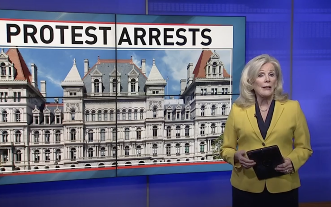 CBS Albany – Nine arrested at NY Capitol after protesters block entrance to Executive Chamber